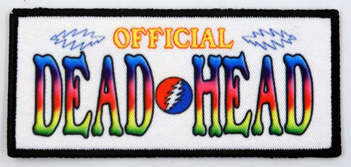 Grateful Dead - 'Dead Head' Sew-on Printed Patch