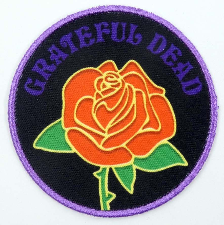 Grateful Dead - 'Rose' Sew-on Printed Patch
