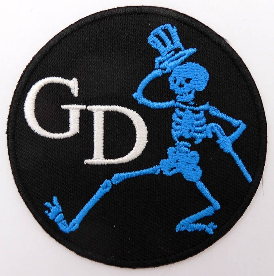 Grateful Dead - 'Skeleton' Woven Patch
