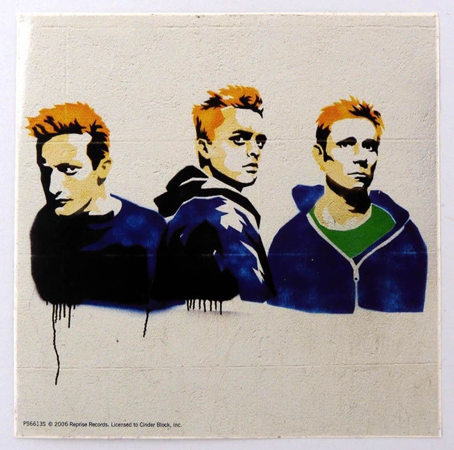Green Day - 'Group Painting' Sticker