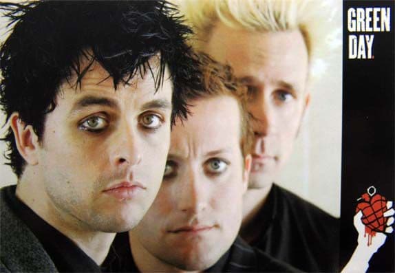 Green Day - 'Group' Postcard