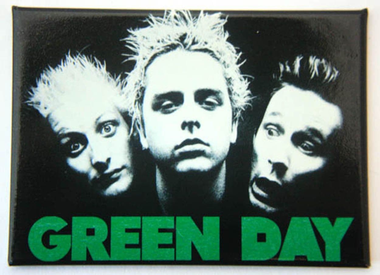 Green Day - 'Heads' Fridge Magnet