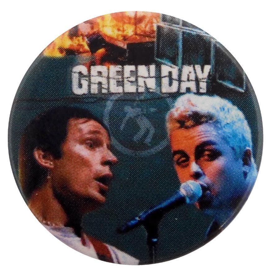 Green Day - 'Singing' Button Badge