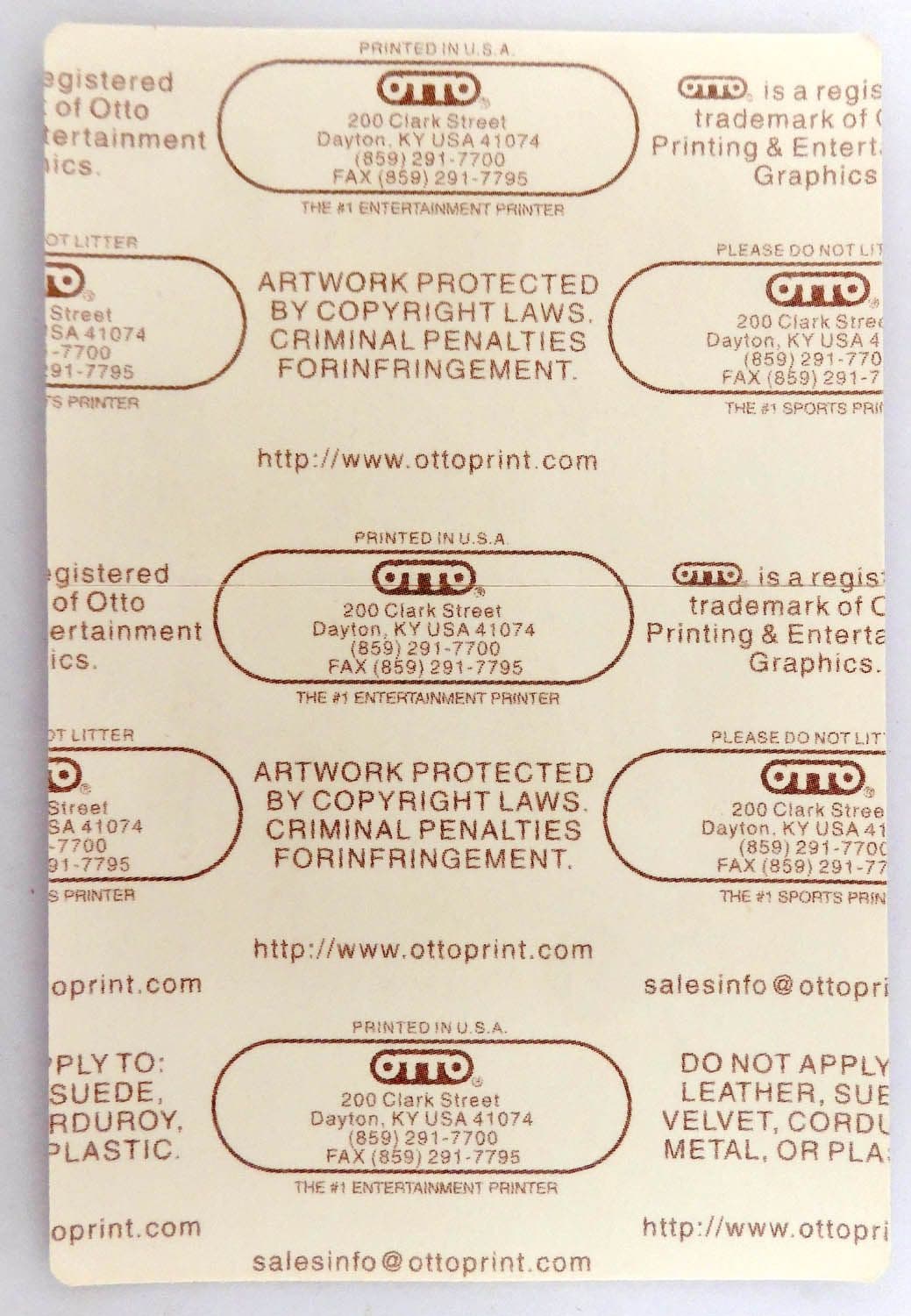 Green Day - 'The Pop Disaster Tour 2002' Purple Working Backstage Pass