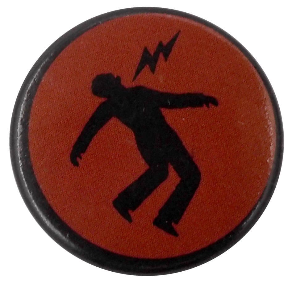 Green Day - 'Warning' Button Badge