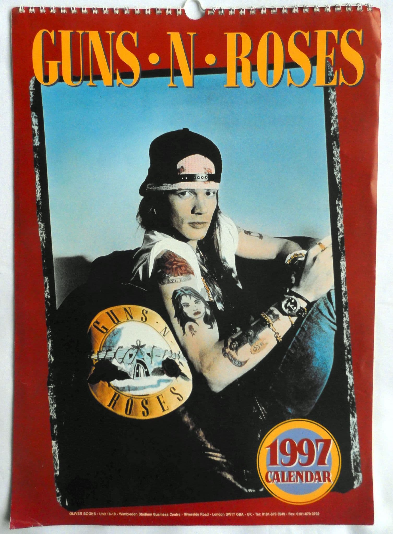 Guns N'Roses - 1997 Calendar – Rock by Mail