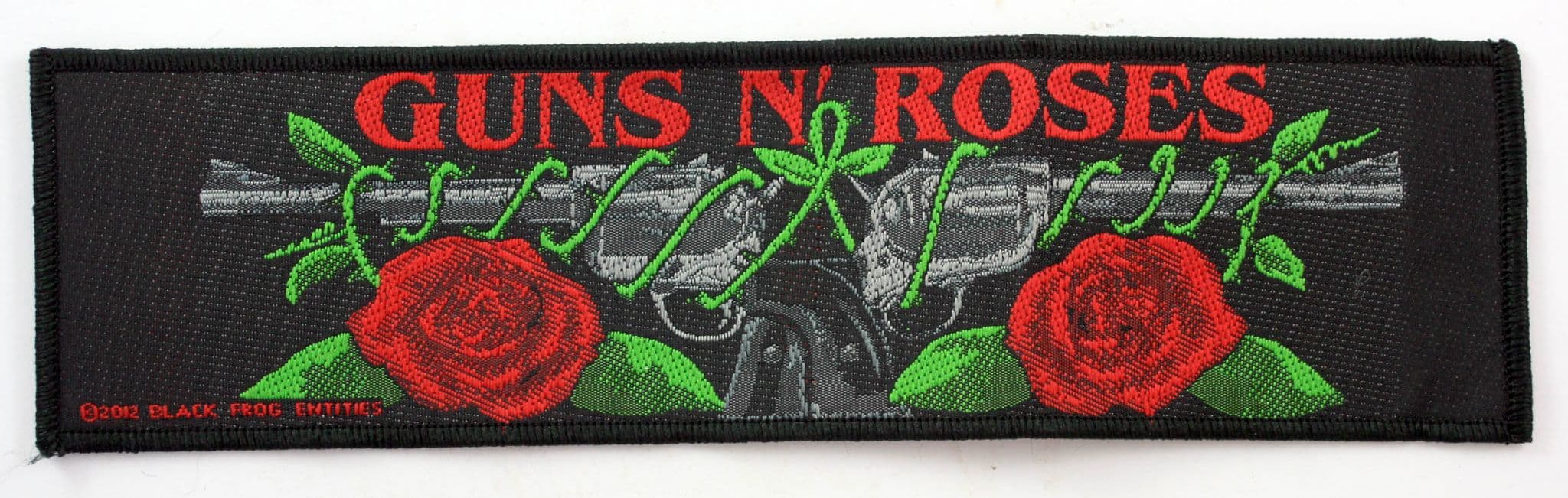 Guns N'Roses - 'Roses and Guns' Woven Strip Patch