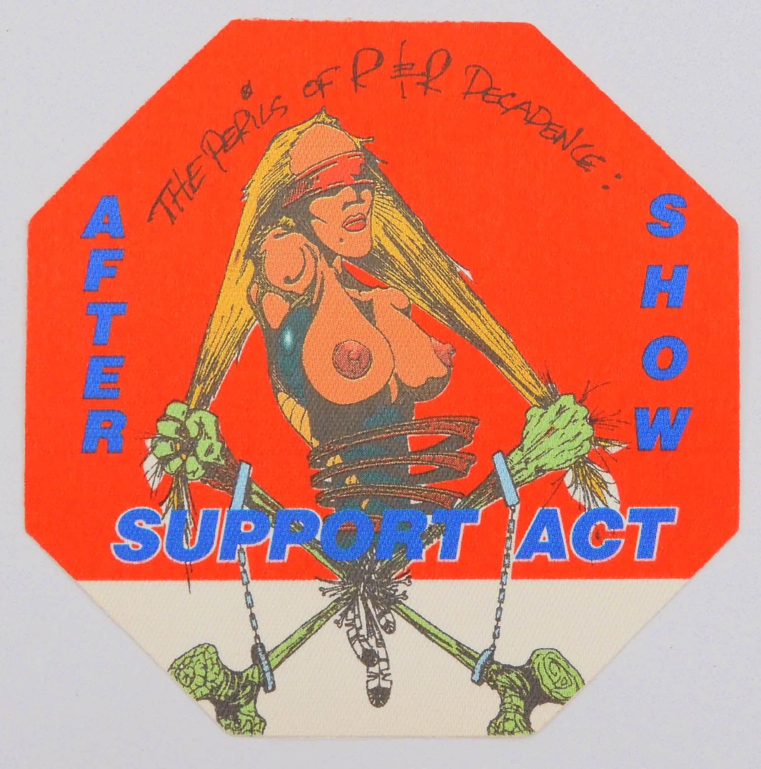 Guns N'Roses 'The Perils of R&R Decadence Tour 1993 - Support Act Red' Backstage Pass