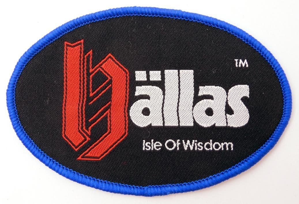 Hällas - 'Isle Of Wisdom' Woven Patch * Hallas *