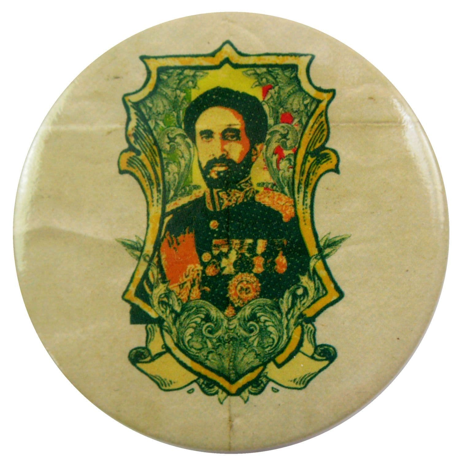 Haile Selassie - 'Crest' 56mm Badge