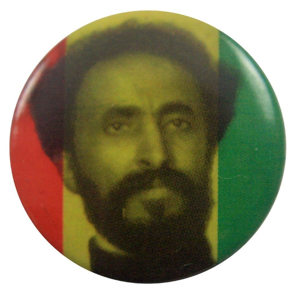 Haile Selassie - 'Photo' Button Badge