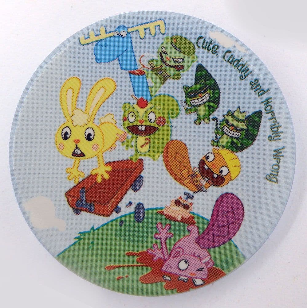 Happy Tree Friends - 'Hill Death' Large Button Badge