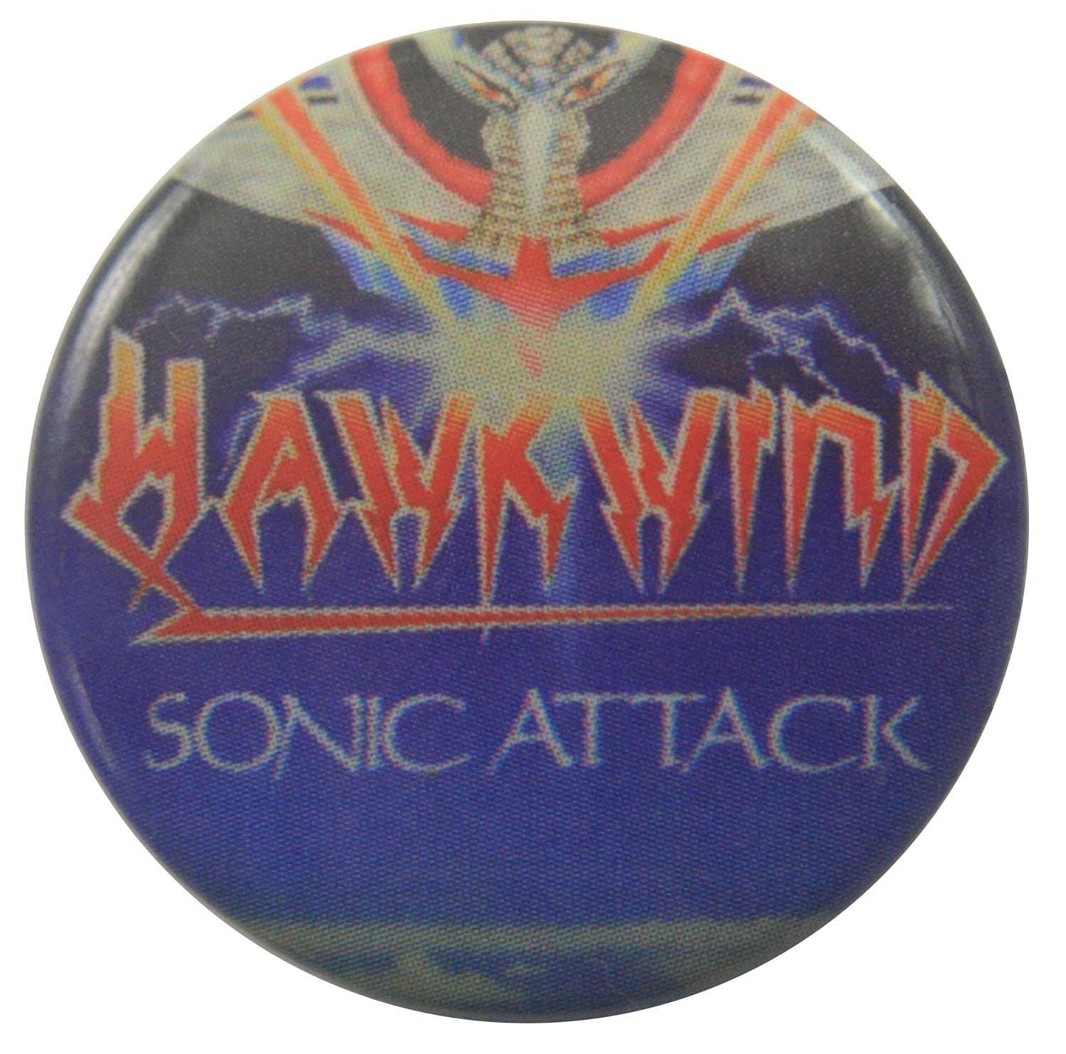Hawkwind - 'Sonic Attack' Button Badge