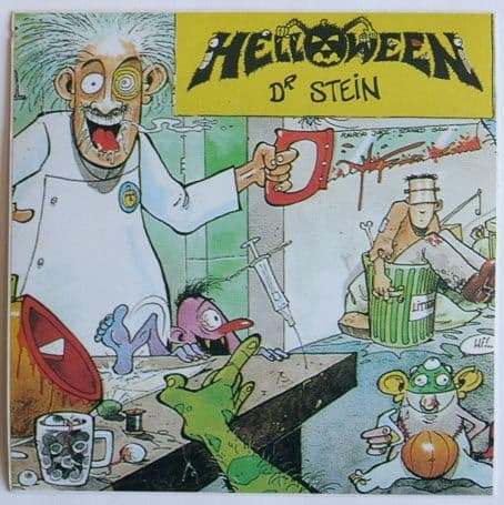 Helloween - 'Dr Stein' Square Sticker