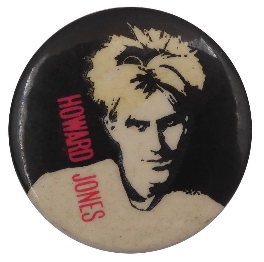 Howard Jones - 'Black & White' Button Badge