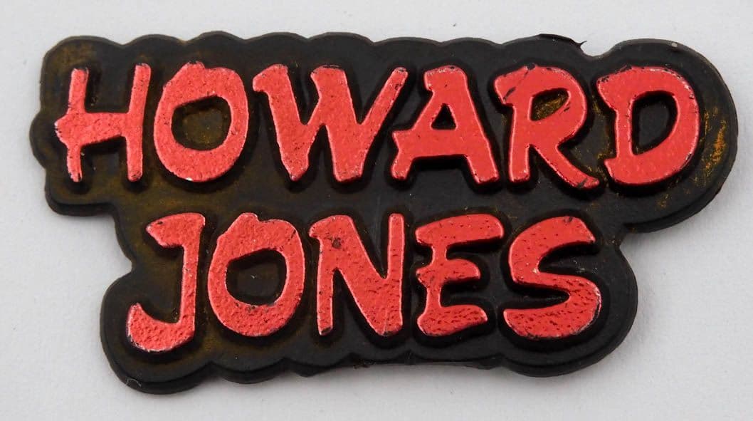 Howard Jones - 'Red Logo' Plastic Badge