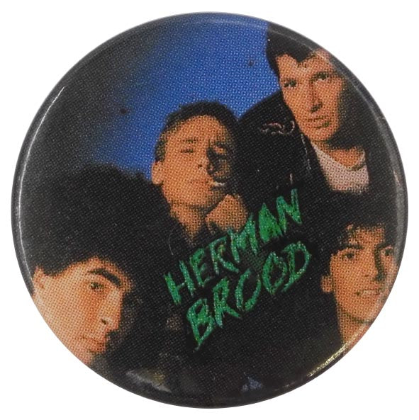 Herman Brood - 'With Band' Button Badge