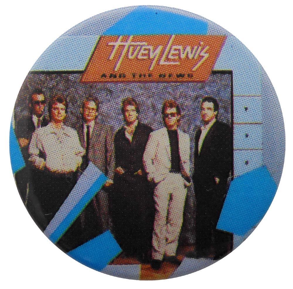 Huey Lewis & the News - 'Group ' Button Badge