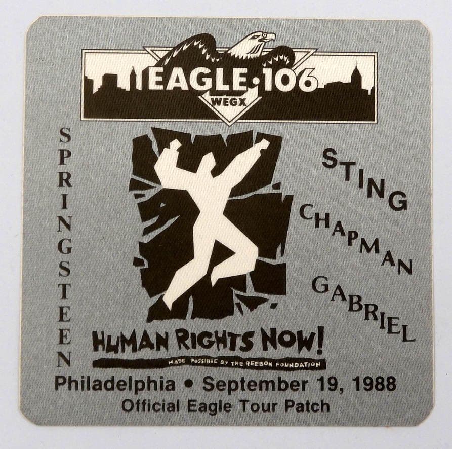 Human Rights Now! - '1998 Concert Springsteen Sting etc' Pass