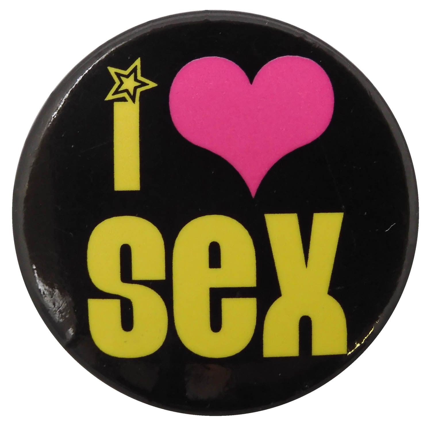 I Love Sex - Button Badge