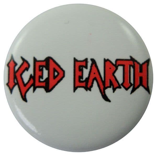 Iced Earth - 'Logo Red' Button Badge