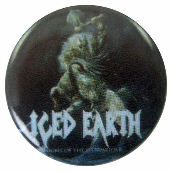 Iced Earth - 'Night of the Stormrider' Button Badge