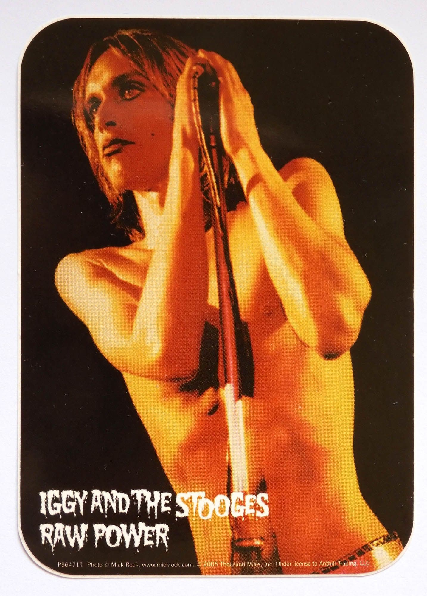 Iggy and the Stooges - 'Raw Power' Sticker