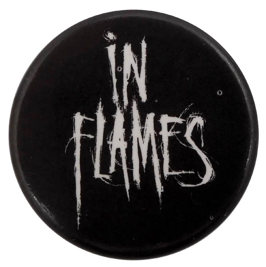 In Flames - 'Logo 2' Button Badge