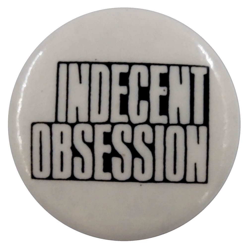 Indecent Obsession - 'Name' Button Badge