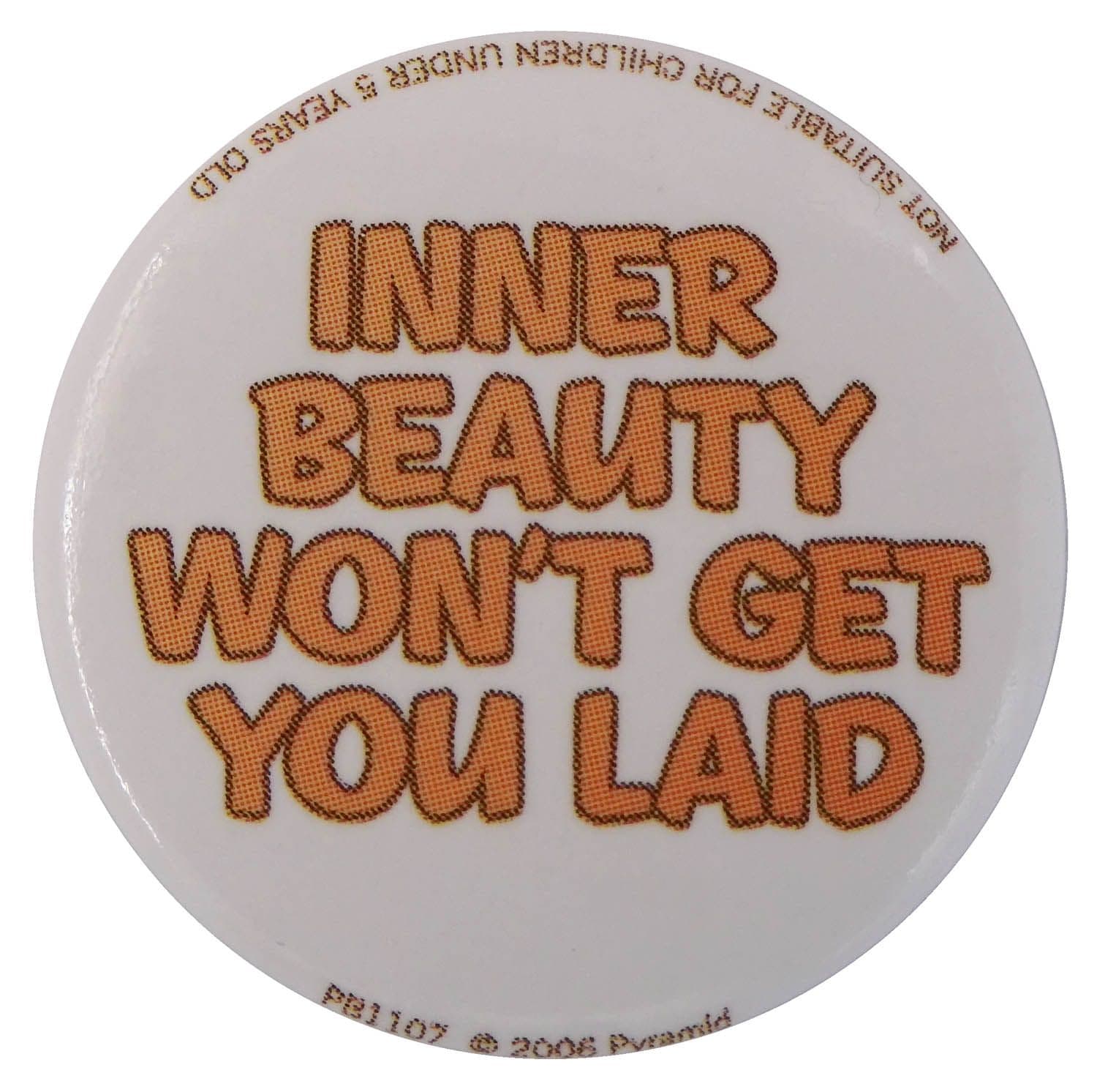 Inner Beauty - Slogan Button Badge
