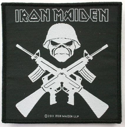 Iron Maiden - 'Crossed Guns' Woven Patch