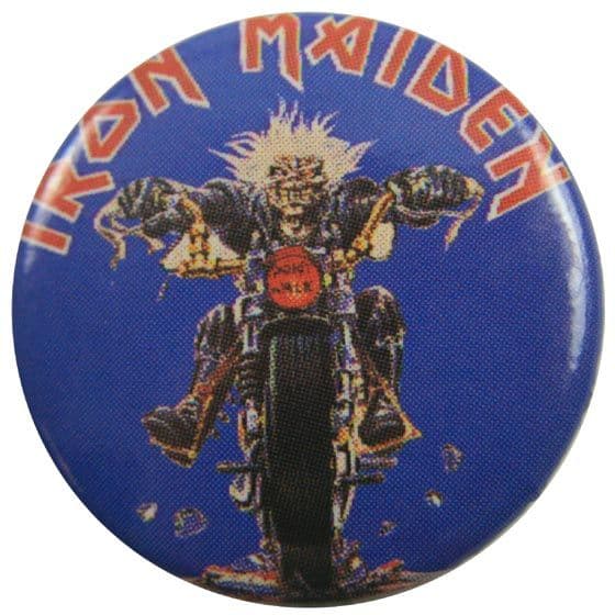 Iron Maiden - 'Don't Walk' Button Badge