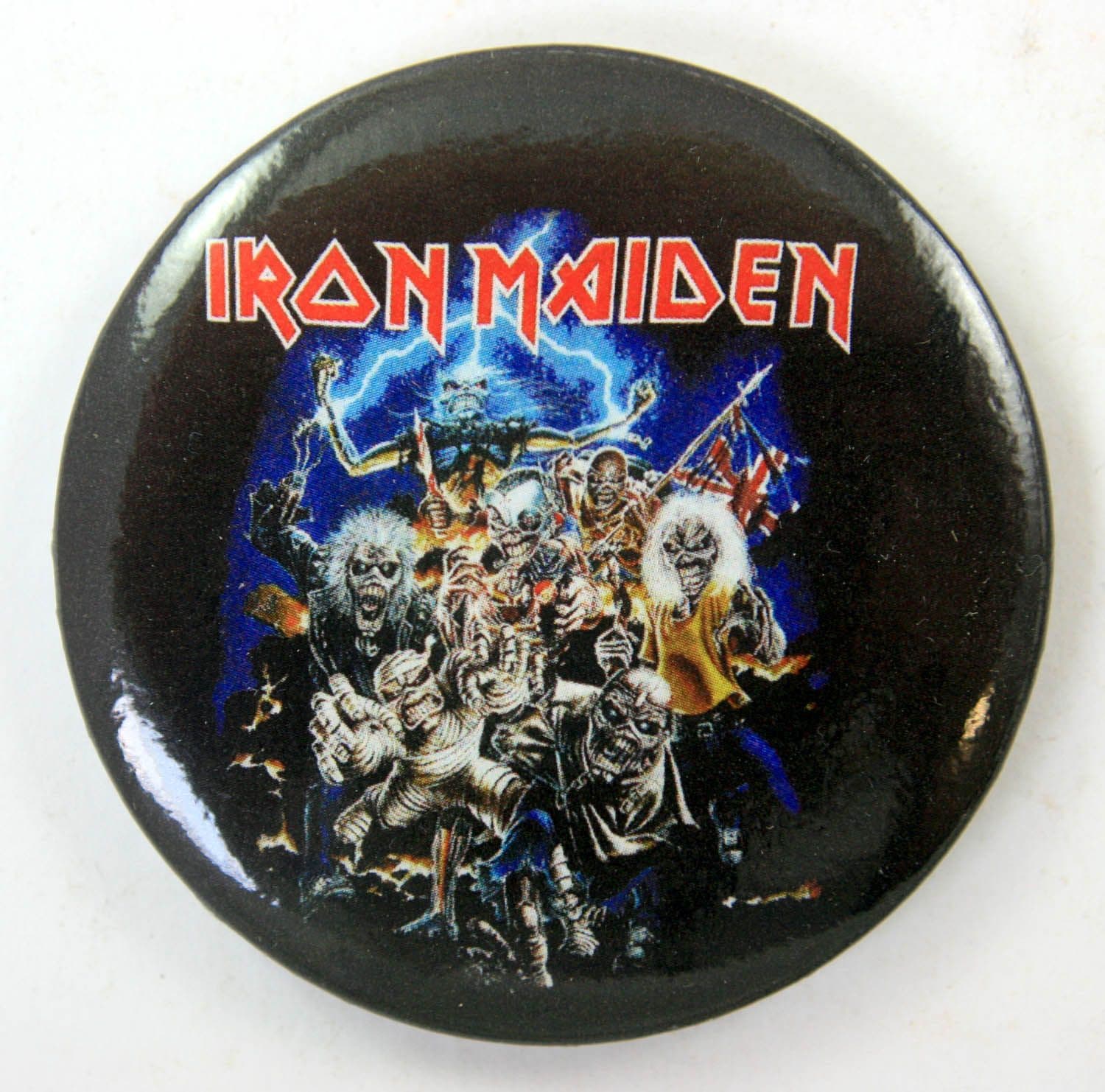 Iron Maiden - 'Eddie Collage' 56mm Badge