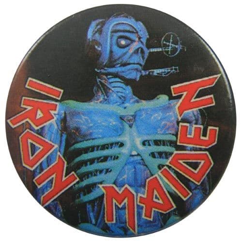Iron Maiden - 'Eddie Somewhere in Time' Vintage 32mm Badge