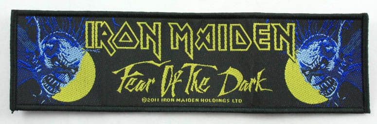 Iron Maiden - 'Fear of the Dark' Woven Strip Patch