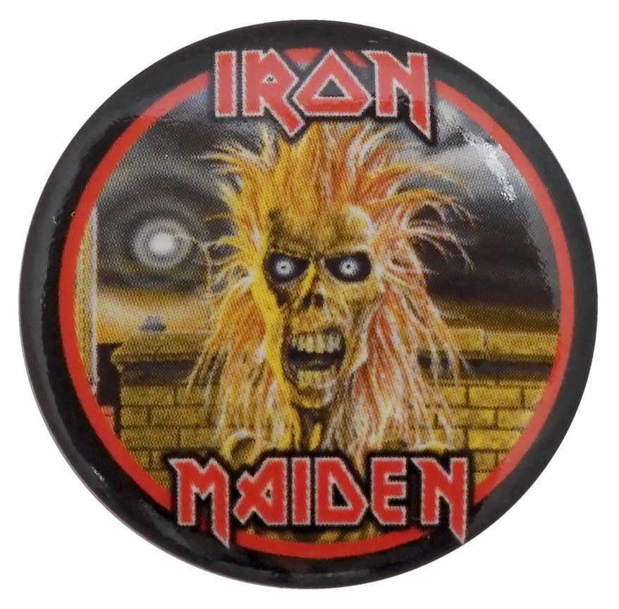 Iron Maiden - 'First Album' Button Badge