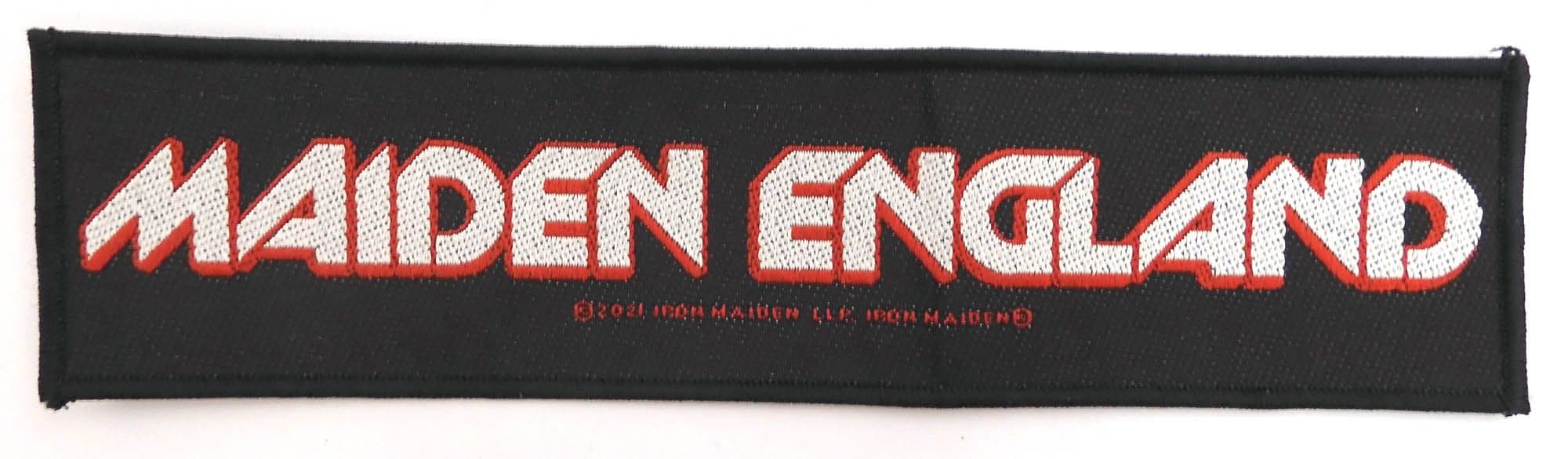 Iron Maiden - 'Maiden England' Woven Strip Patch