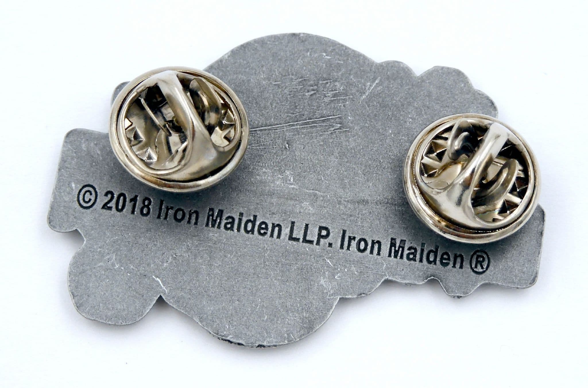 Iron Maiden - 'Number of the Beast' Enamelled Metal Lapel Badge