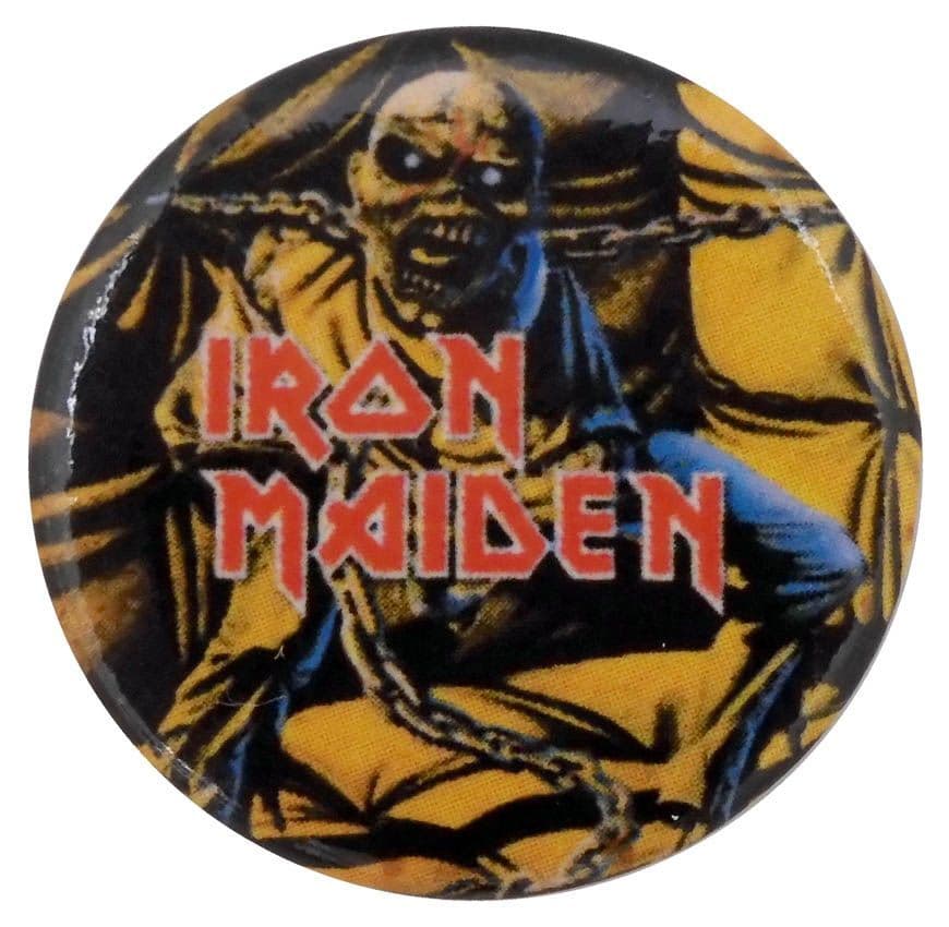 Iron Maiden - 'Piece of Mind' Button Badge