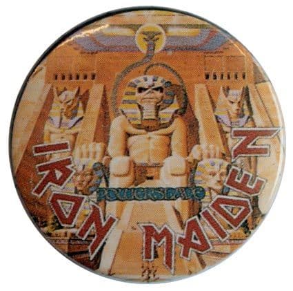Iron Maiden - 'Powerslave' Vintage 32mm Badge