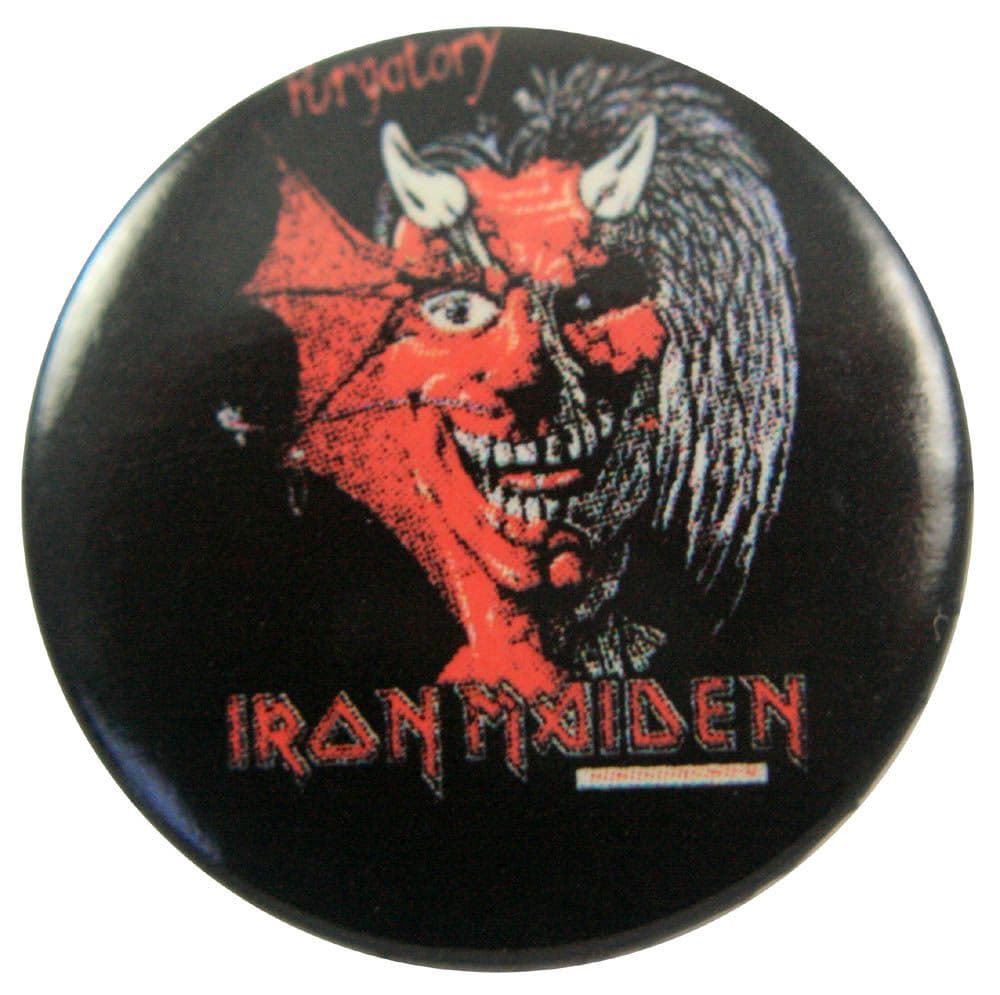 Iron Maiden - 'Purgatory' Button Badge