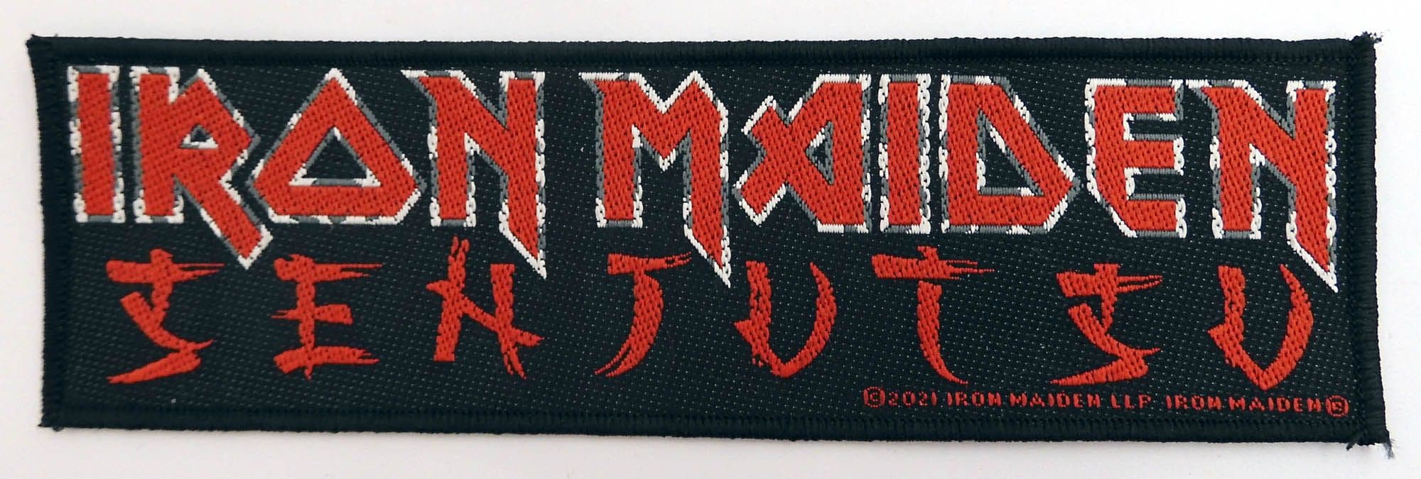 Iron Maiden - 'Senjutsu' Woven Strip Patch