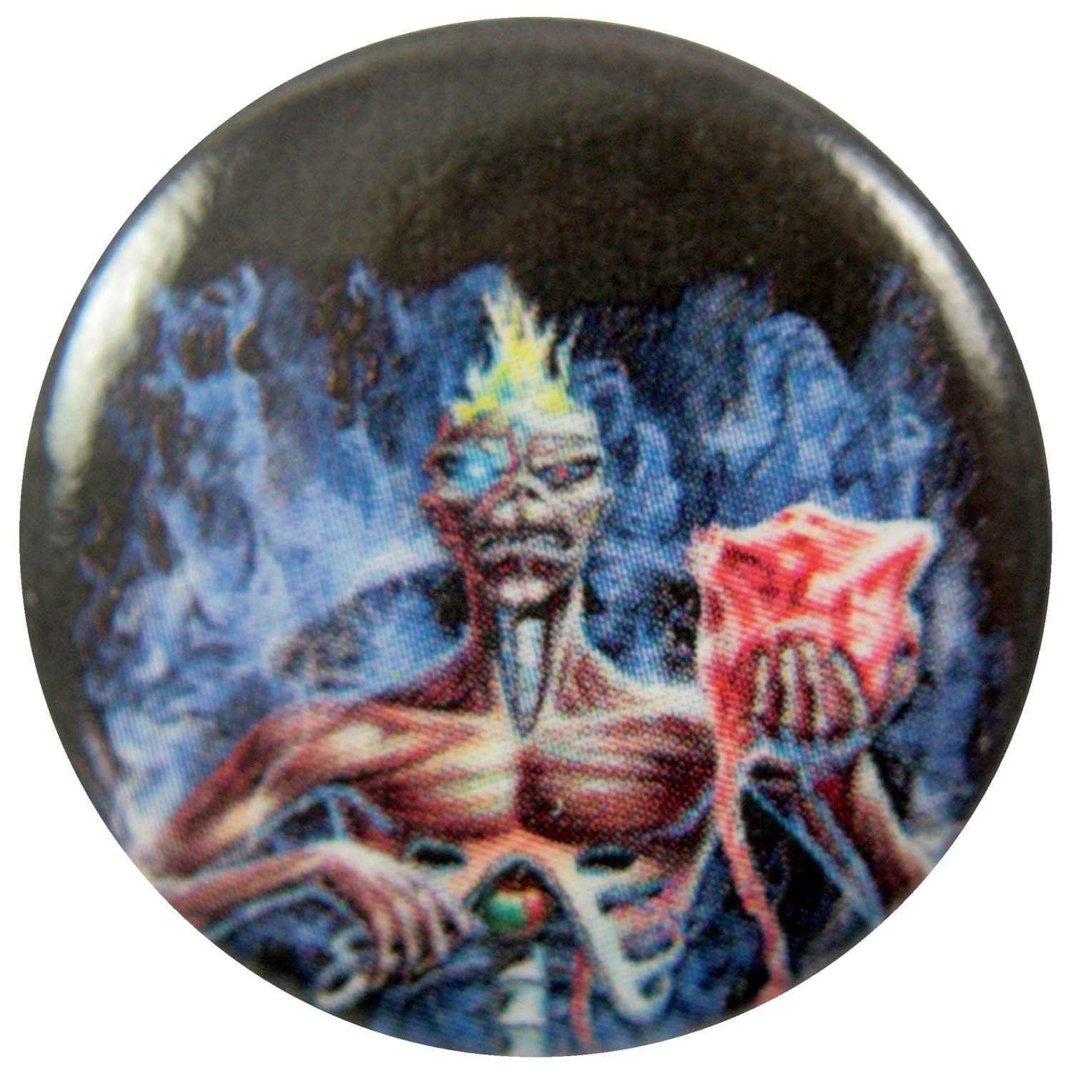 Iron Maiden - 'Seventh Son Black' Button Badge