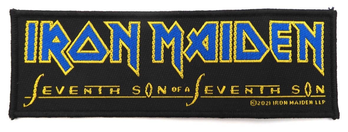 Iron Maiden - 'Seventh Son of a Seventh Son' Woven Strip Patch