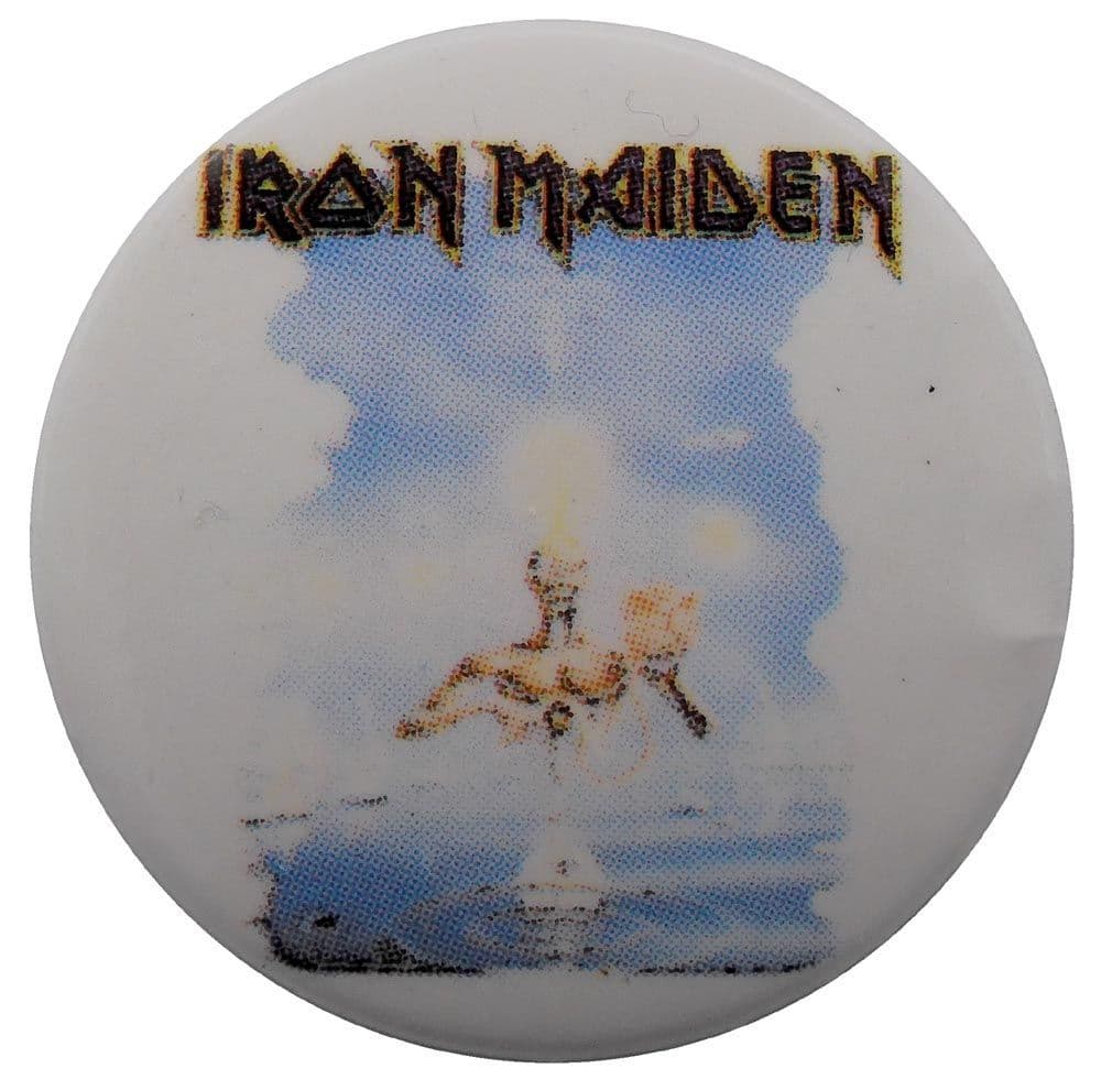 Iron Maiden - 'Seventh Son White' Button Badge