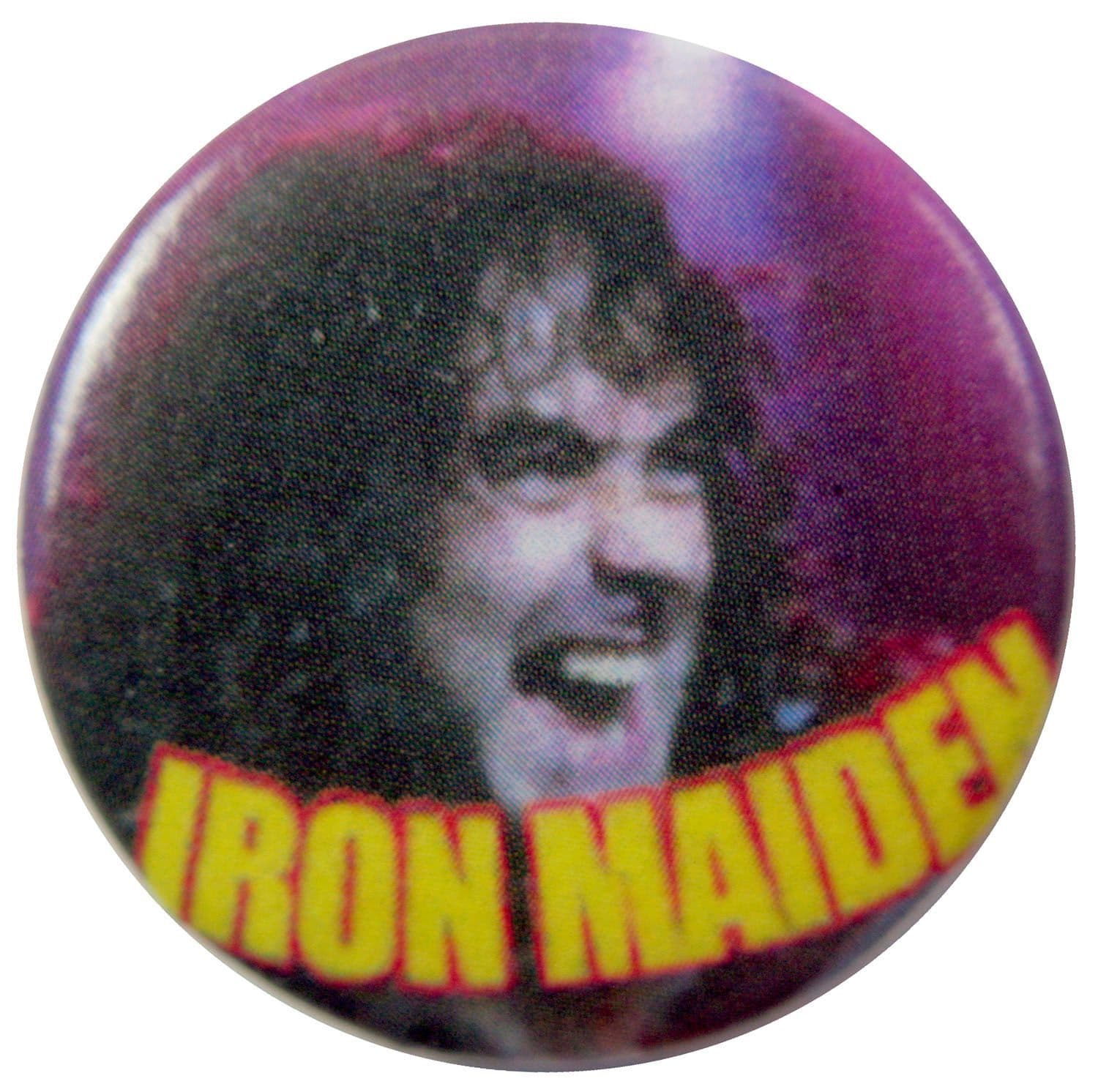 Iron Maiden - 'Steve Close Up' Button Badge