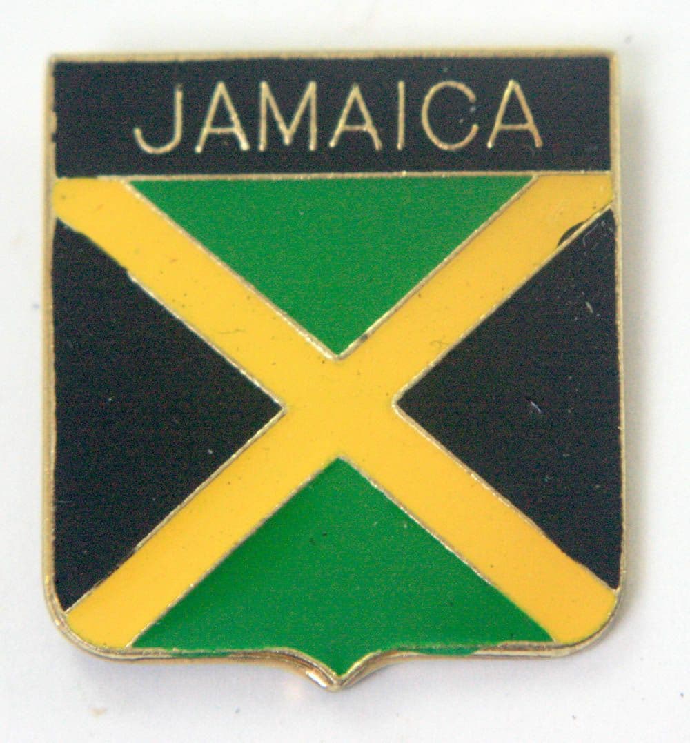 Jamaica Flag - Enamel Lapel Badge
