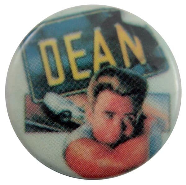 James Dean - 'James and Car' Button Badge