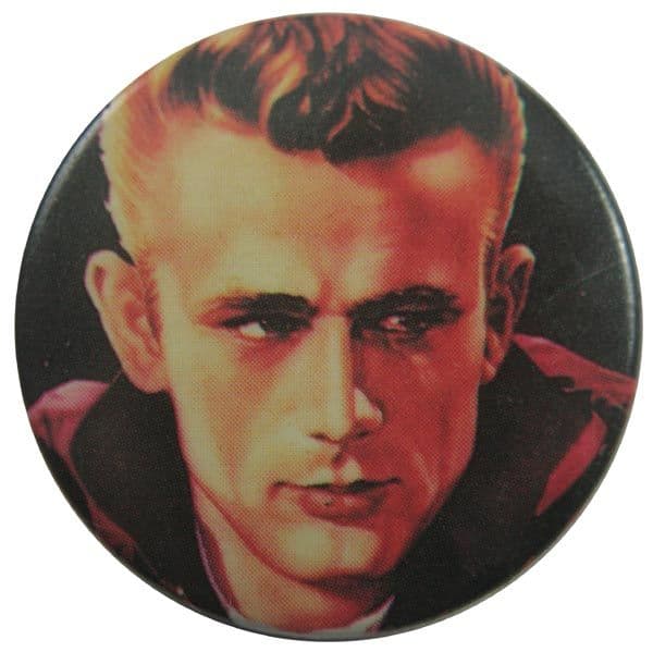 James Dean - 'James Black' Button Badge