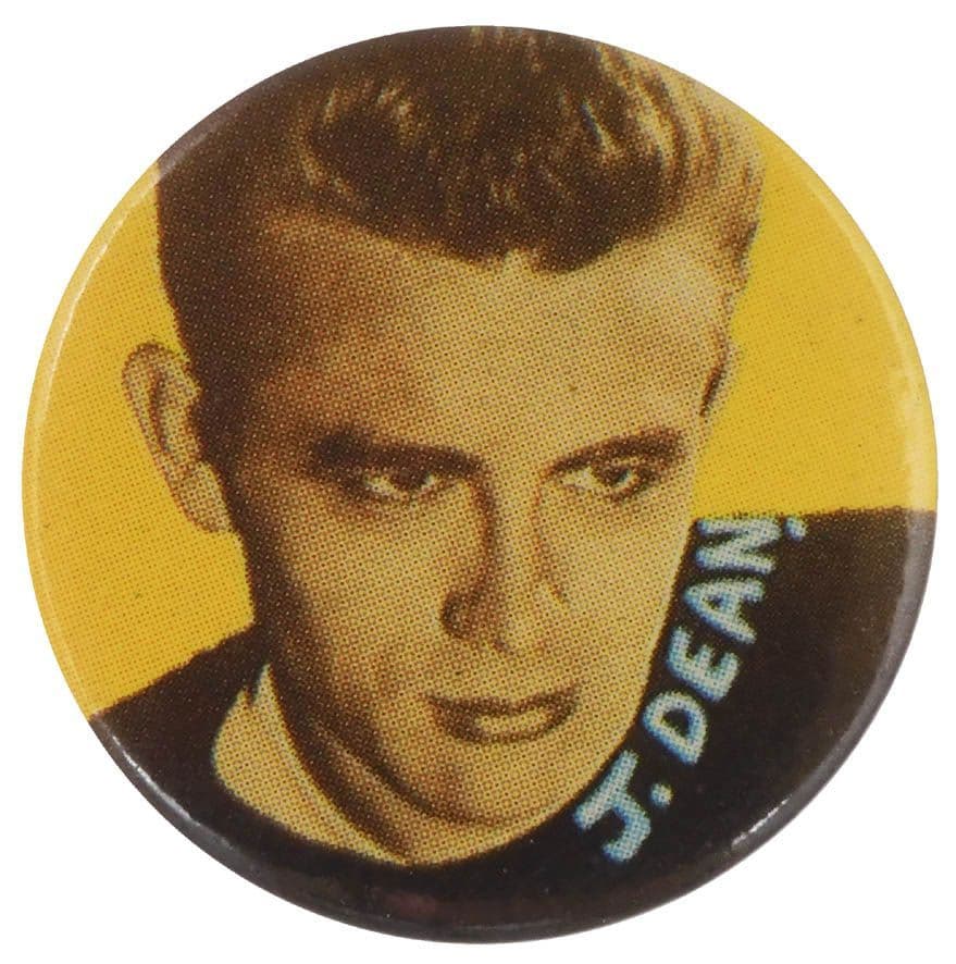 James Dean - 'Yellow' Button Badge
